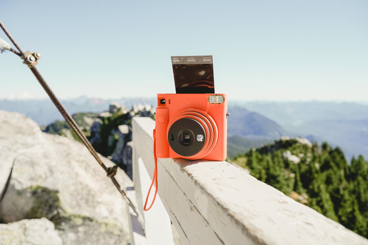 Fujifilm instax SQUARE SQ 1 terracotta orange Instant Film Camera