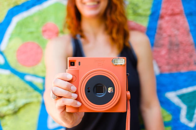 Fujifilm instax SQUARE SQ 1 terracotta orange Instant Film Camera