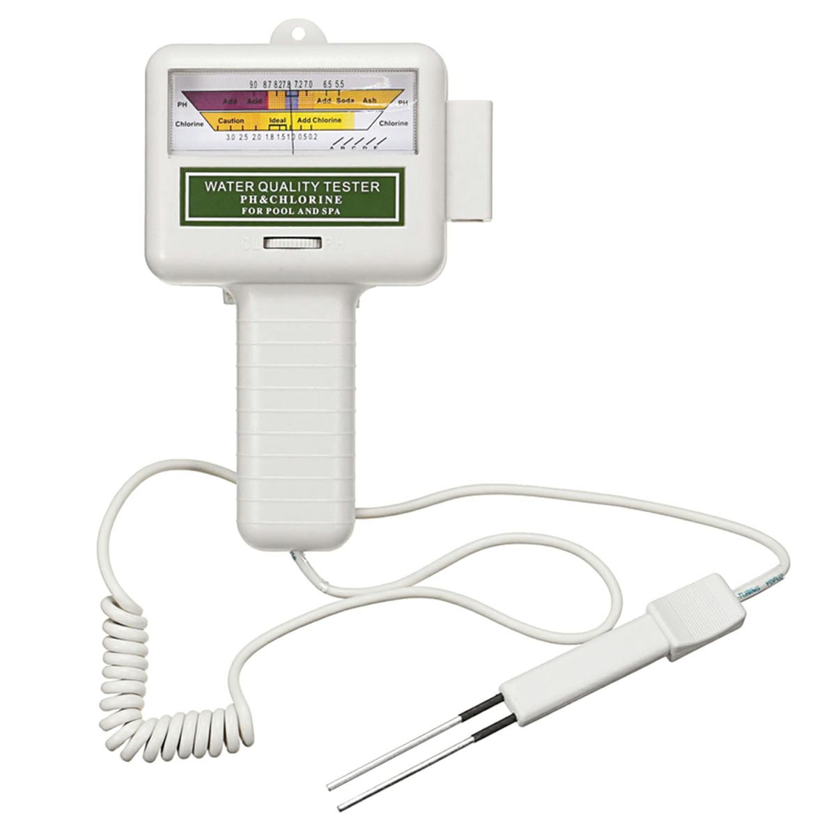 Water Quality Tester Electronic PH and Chlorine Meter for Pool and SPA