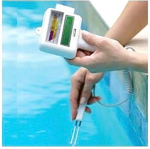 Water Quality Tester Electronic PH and Chlorine Meter for Pool and SPA