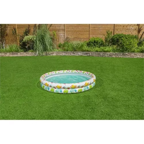 Bestway 51124 3-in-1 Inflatable Pool with Ball and Swim Ring, 122 cm