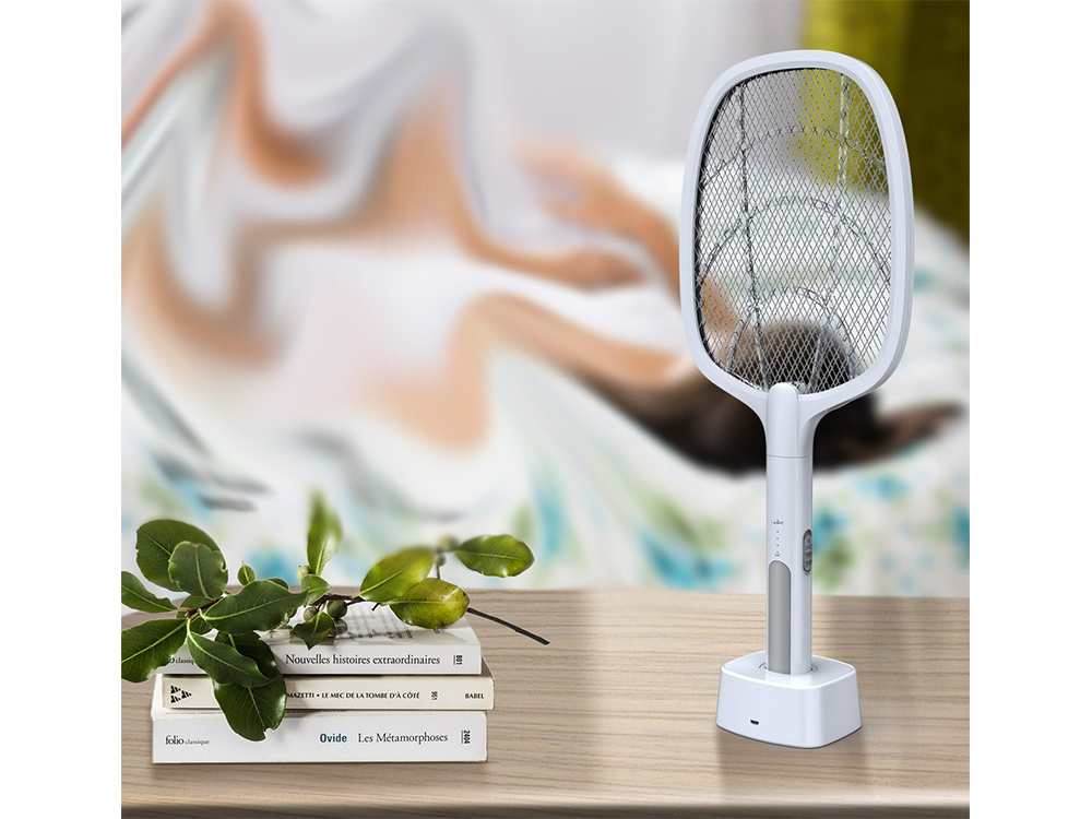 Electric Fly Swatter Mosquito Killer UV Lamp Fly Bug Insect Trap