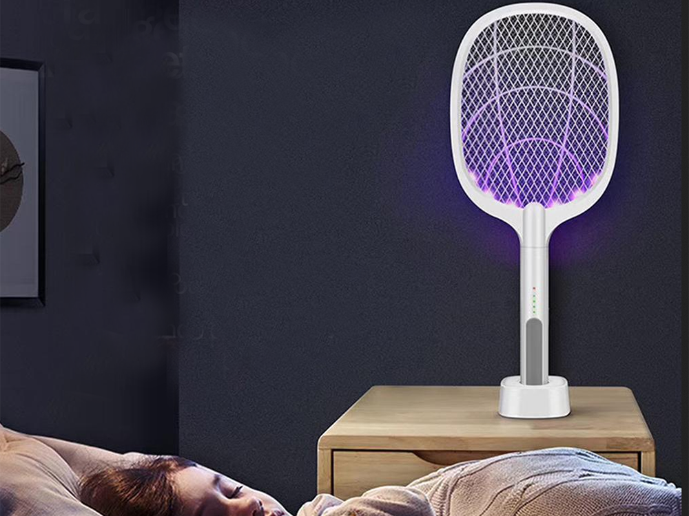 Electric Fly Swatter Mosquito Killer UV Lamp Fly Bug Insect Trap