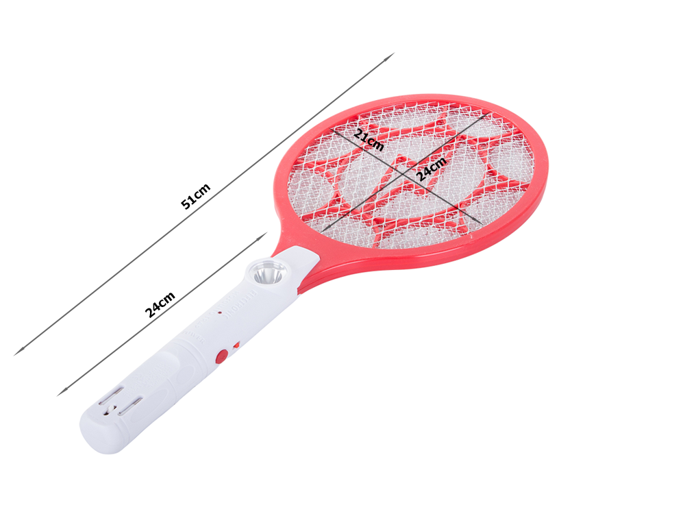 Rechargeable Electric Fly Swatter with a Flashlight Mosquito Killer Fly Bug Insect Trap, Different colors