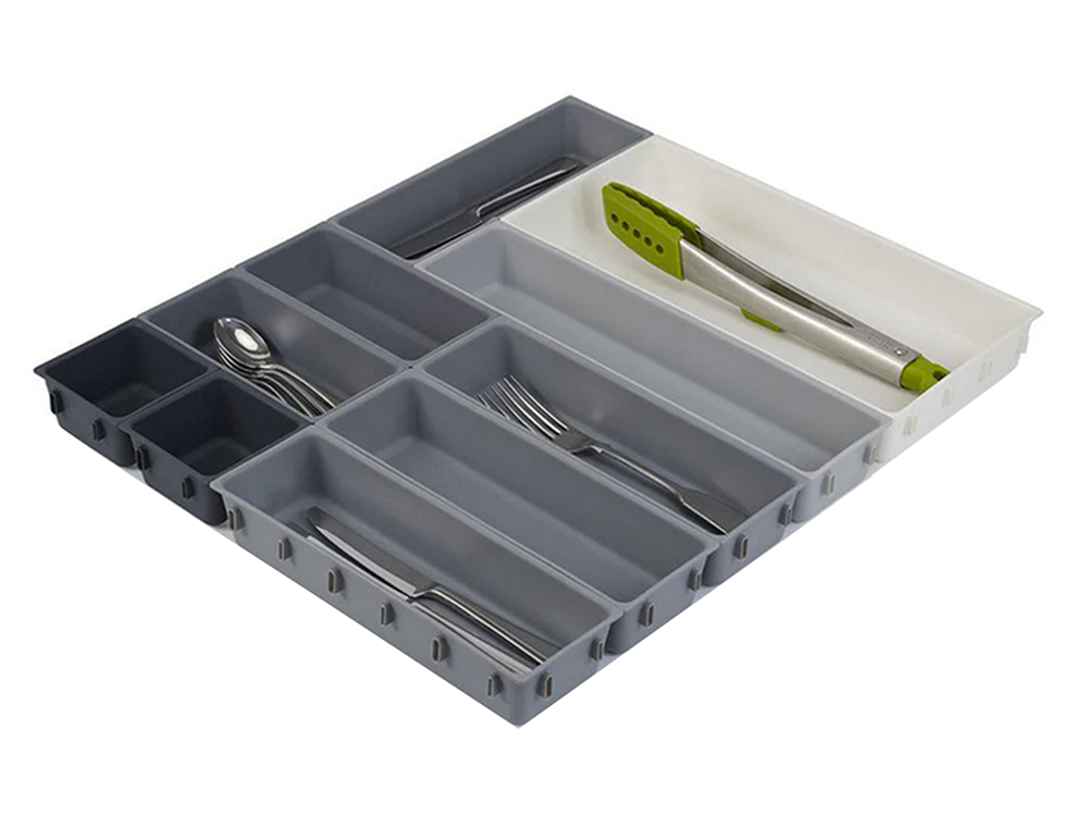 Cutlery, Kitchen Utensils, Tools, Stationery Storage Tray Drawer Organizer