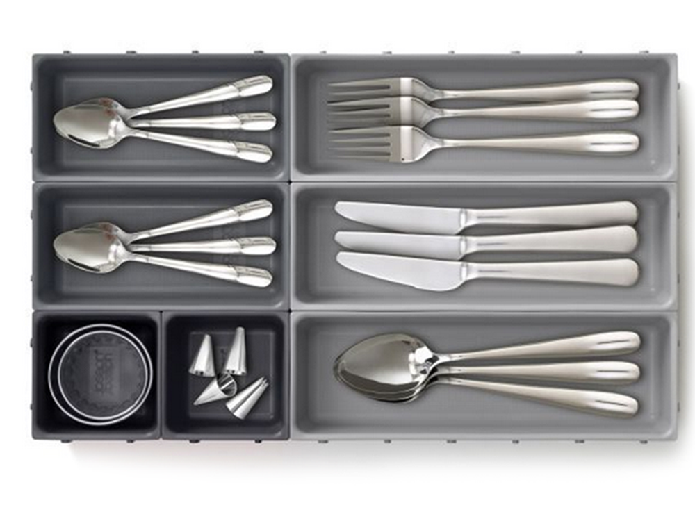 Cutlery, Kitchen Utensils, Tools, Stationery Storage Tray Drawer Organizer
