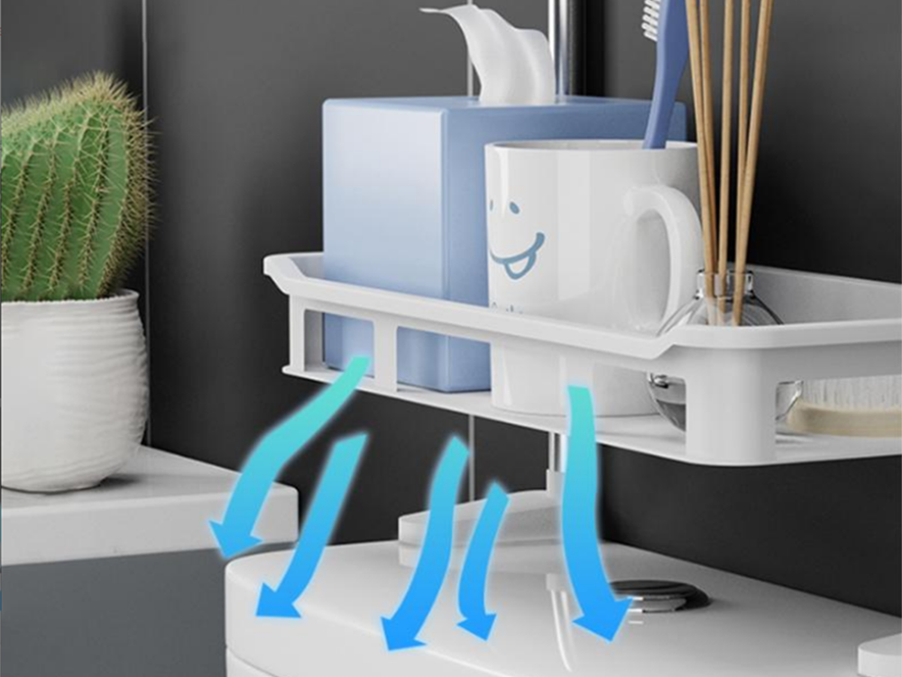 3-Tier Bathroom Shelf, Over the Toilet Storage Rack