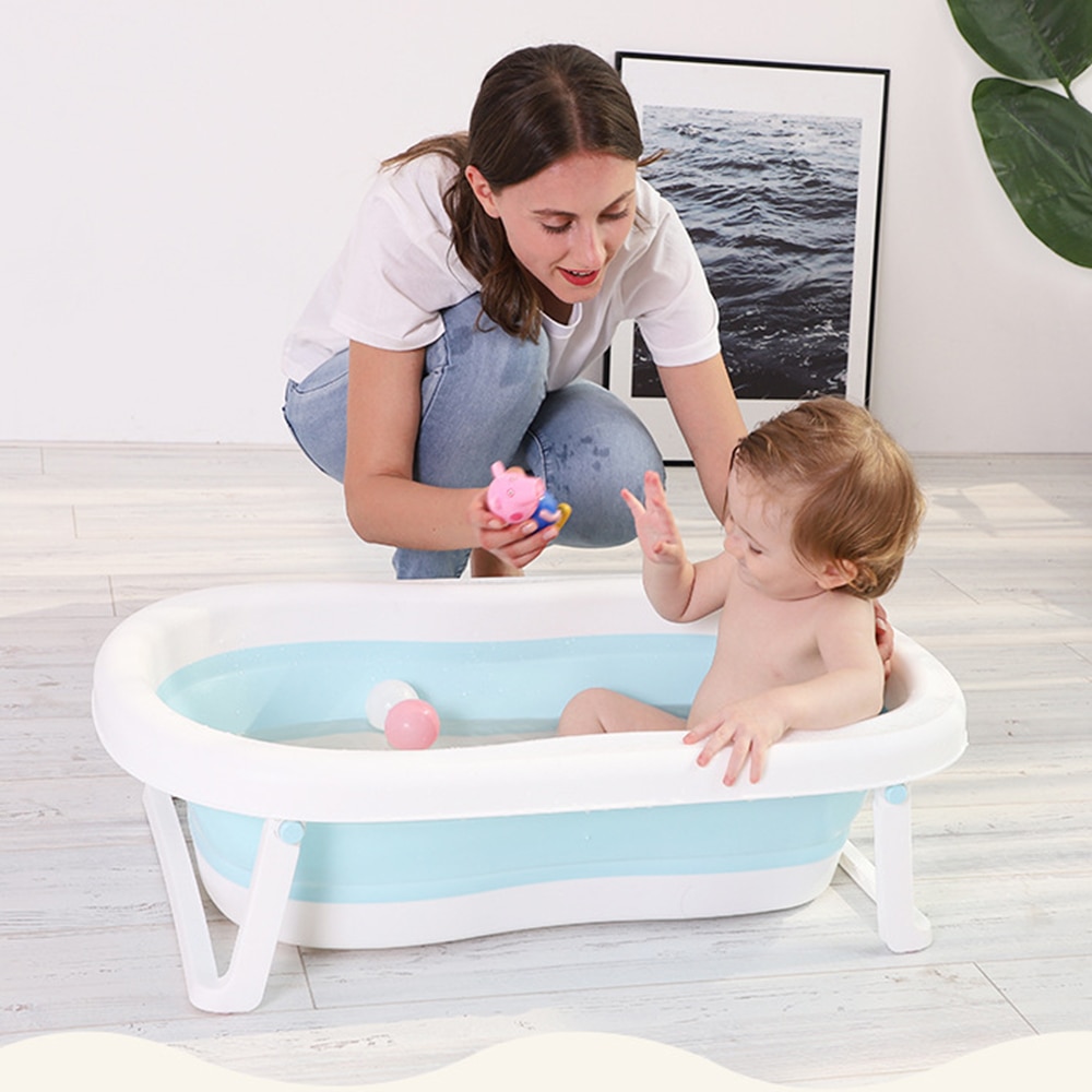 Folding newborn baby baths
