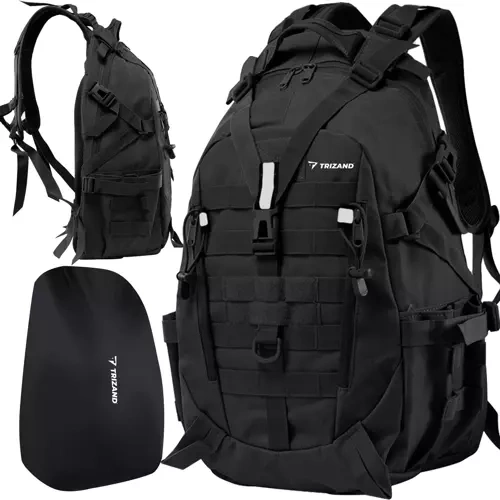 Trizand 20534 Military Hiking Backpack 25L, Black