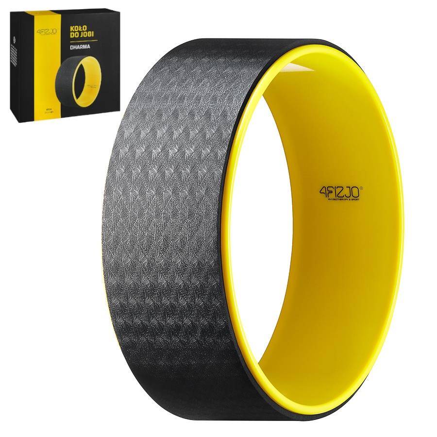 4Fizjo Yoga Pilates Exercises Wheel Ring Back Roller Stretcher Dharma PRO XXL 40x15cm (8)
