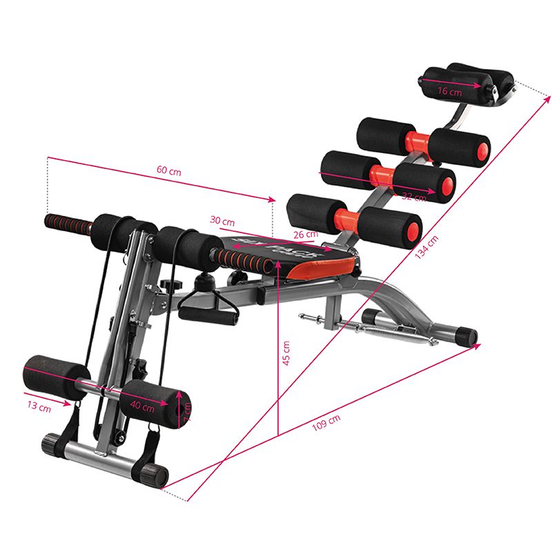 Six Pack Abs Exerciser Bench Slimmer Machine For Fitness Sport Muscles (2)
