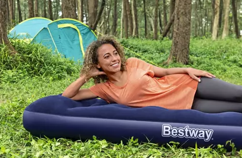 Надувной матрас Bestway 67223 со встроенным насосом, 185x76x22 см,...