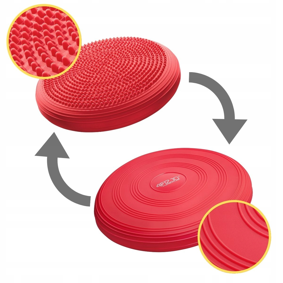 4Fizjo PRO+ 33cm Sensomotoric Cushion, Red