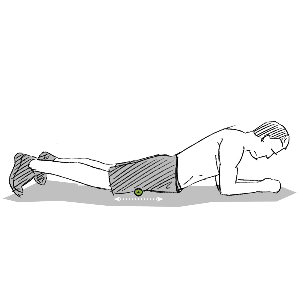 4Fizjo Mini Massage Roller EPP 15 cm, Black/Green
