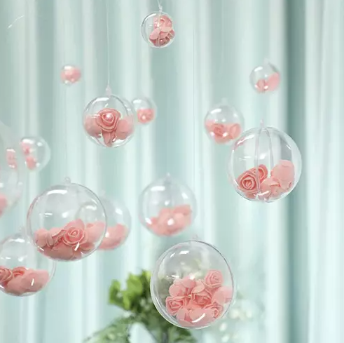 Tree Decoration Christmas Toys Acrylic Baubles, 12 pcs.