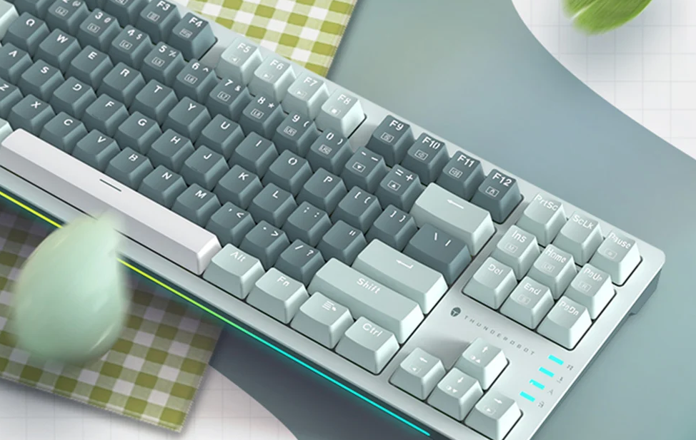 LED Wired Mechanical Gaming Keyboard Thunderobot K87