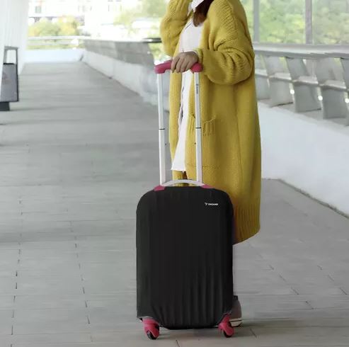Trizand Size M Suitcase Cover, Black