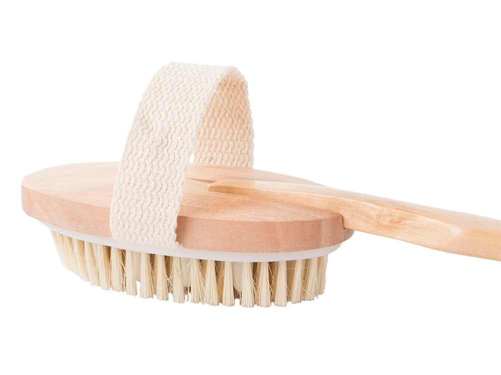 Dry and Wet Body Massage Brush, Wooden