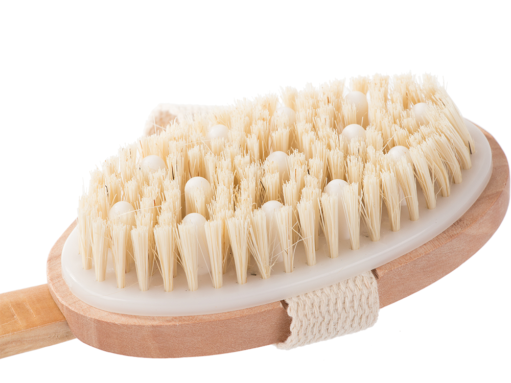 Dry and Wet Body Massage Brush, Wooden
