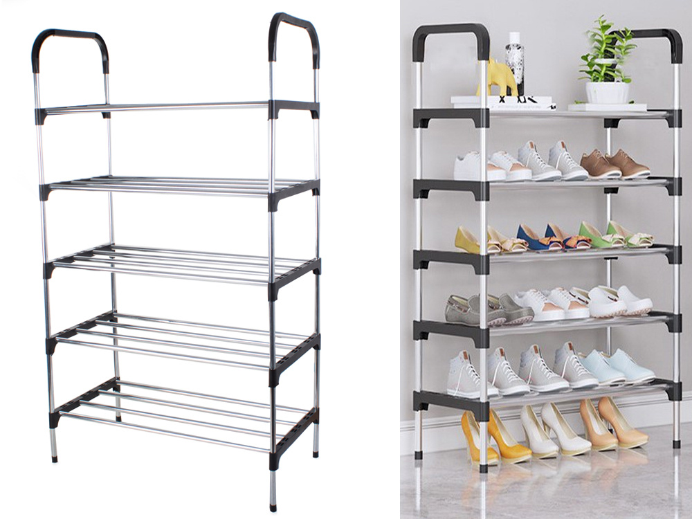 Large Multilevel Shoe Rack Shelf Stand Organizer, 5 Levels (0)