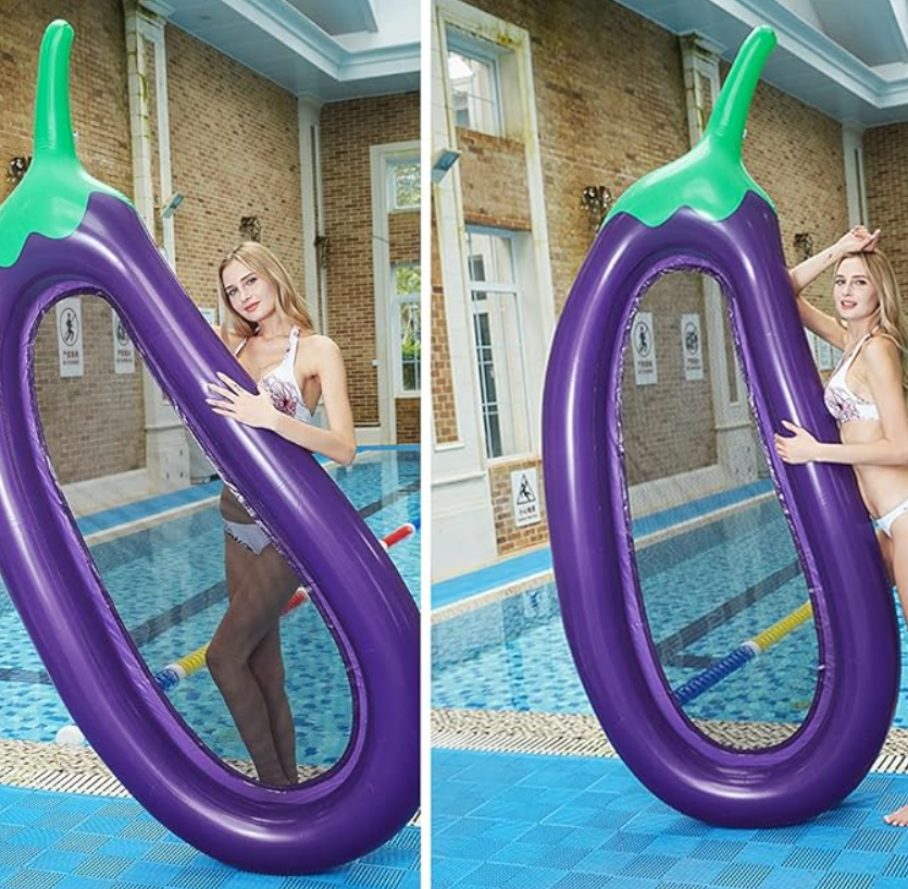 Inflatable Mesh Mattress Eggplant XXL 240cm