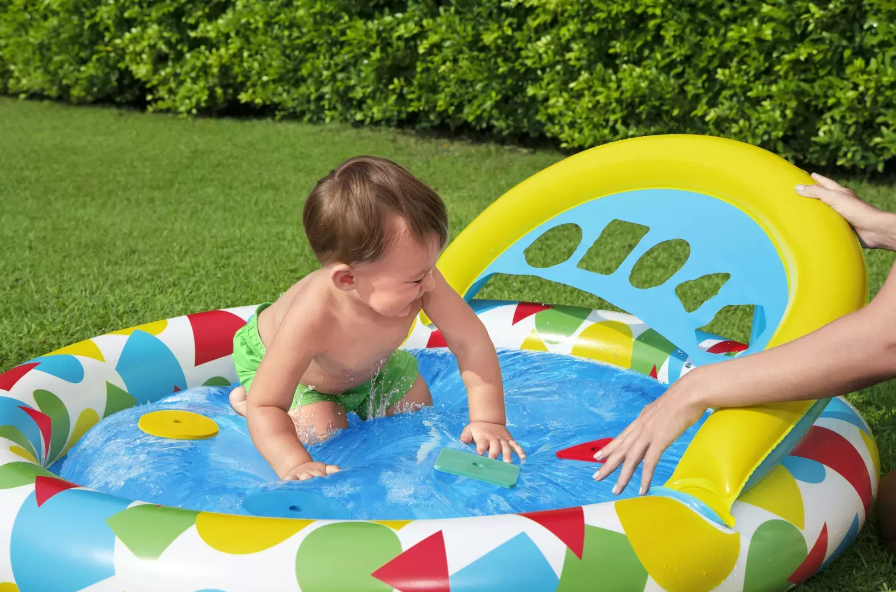 Bestway 52378 Inflatable Baby Pool with Shape Sorter, 120 cm