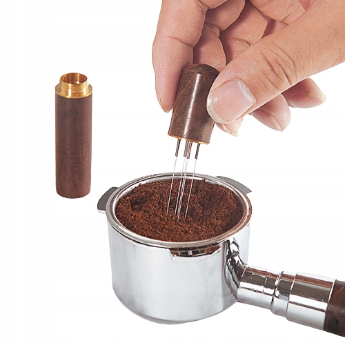 Coffee Distribution Needle Stirrer (WDT Tool) DA216, Brown