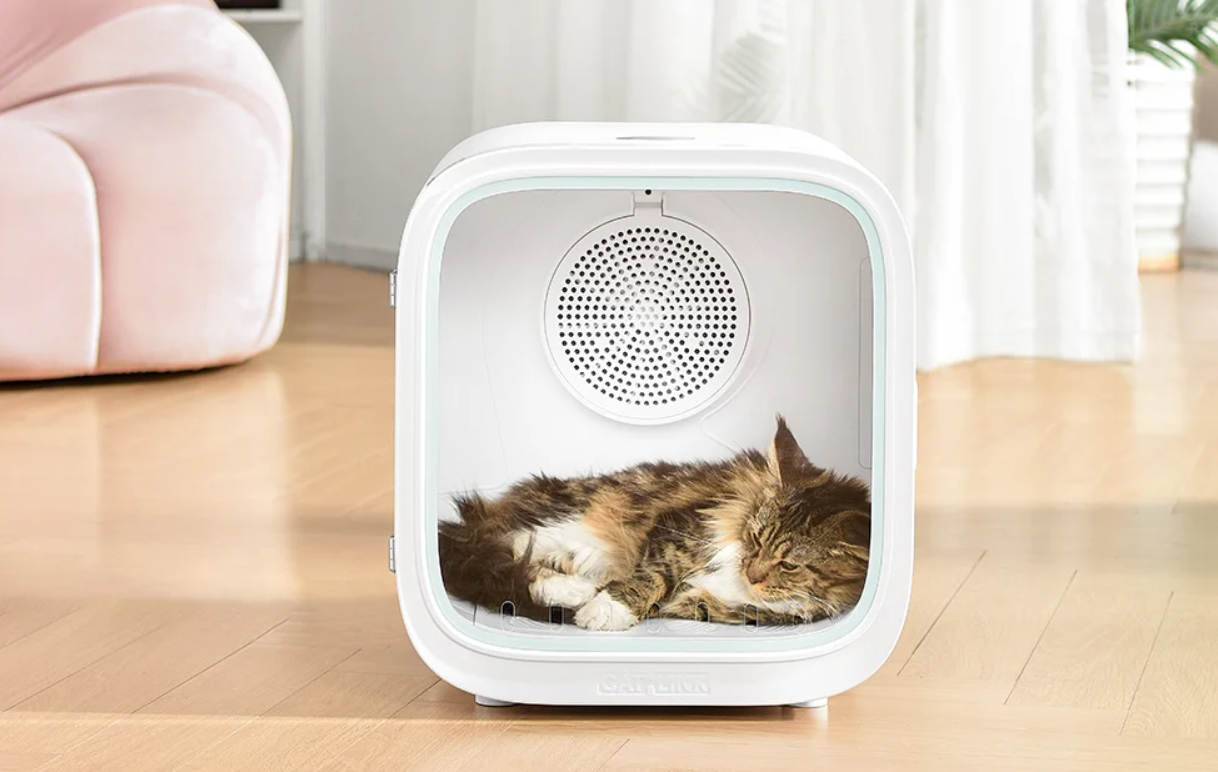 Catlink Luxury Intelligent Hair Dryer for Pets Cats Dogs, white