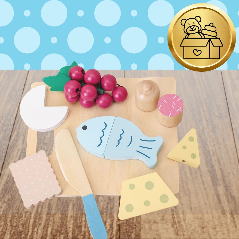 Bakalu деревянный игровой набор для резки продуктов для детей