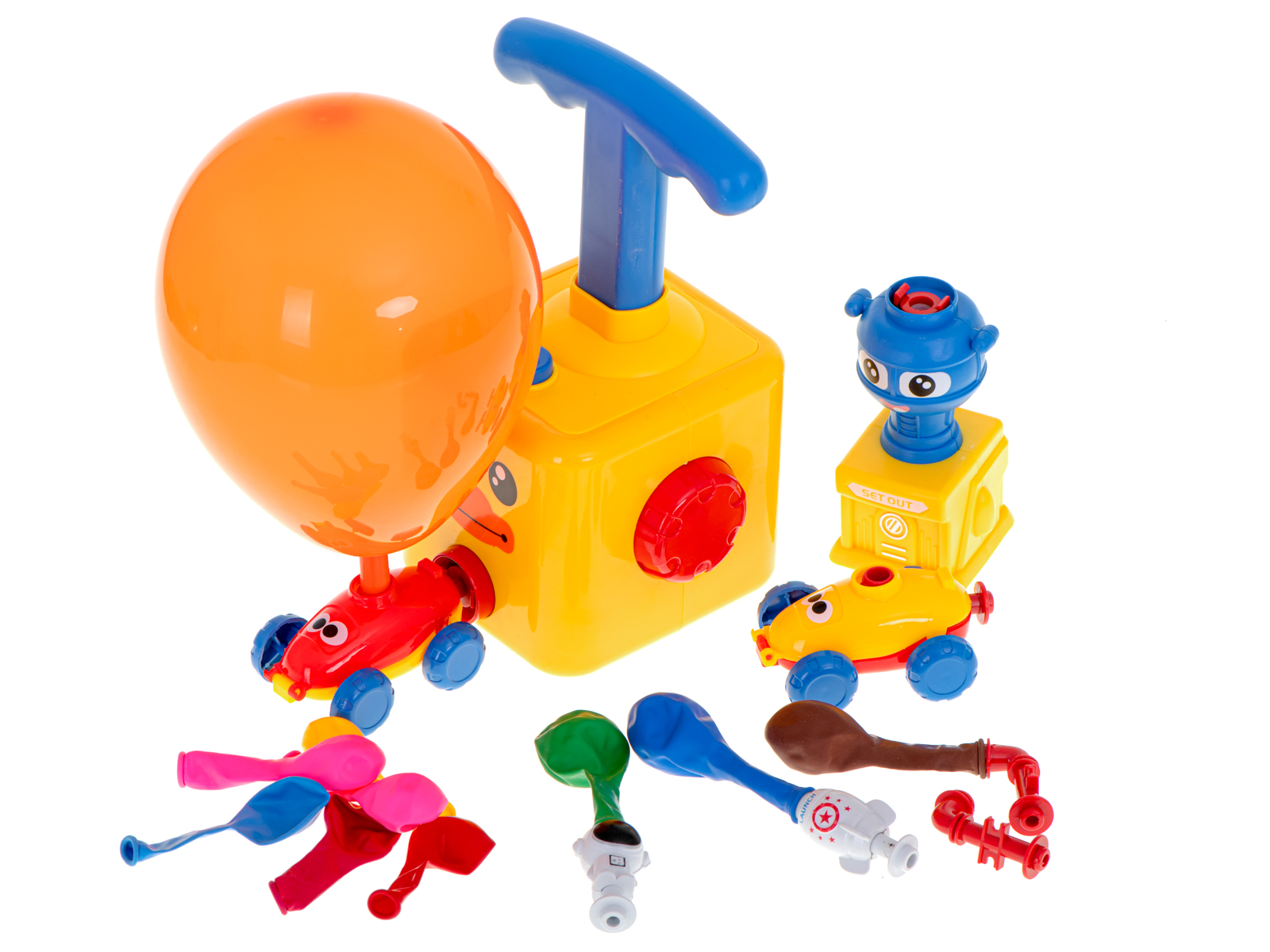 thumbnail image 2 of 100PCS Replacement Balloons For Balloon Powered Car Toys - Colorful Latex Balloons For Racer Launcher Sets 2 of 10