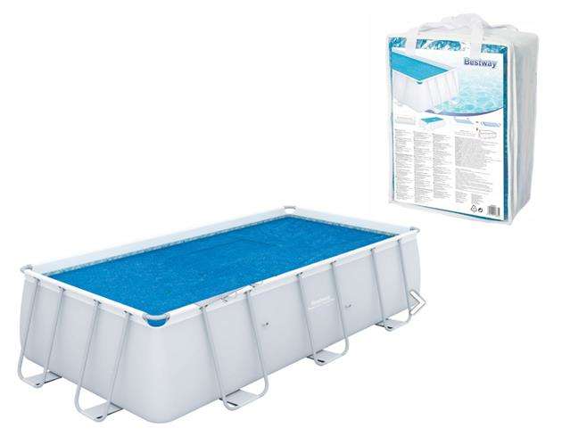 Bestway 58240 solārais baseina pārsegs 404 x 201 cm, zils