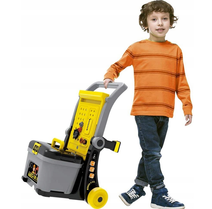 Kids Workshop with Suitcase Workbench Deluxe Tool Set 3in1 Toy Chef