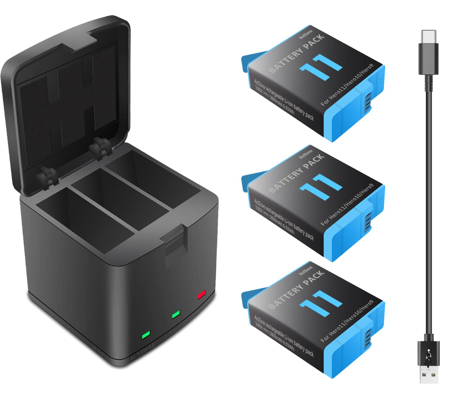 Accumulators, batteries, chargers