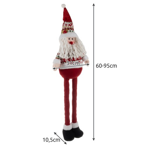 Telescopic Christmas Gnome Decoration 95 cm Ruhhy 22340 (1)