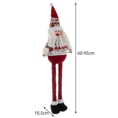 Telescopic Christmas Gnome Decoration 95 cm Ruhhy 22340 (4)