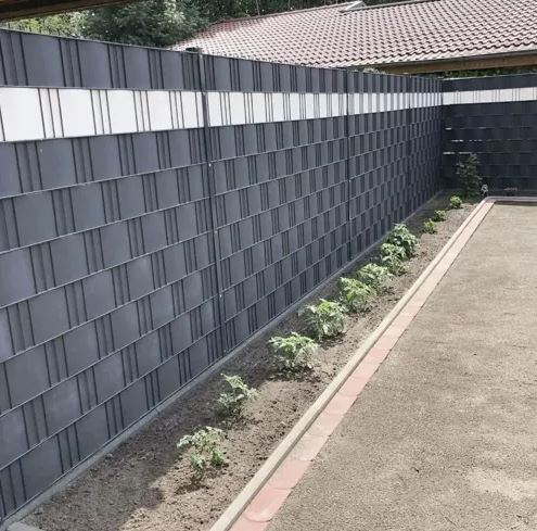 PVC Privacy Screen Strip for Balcony Terrace Garden Fence - 19cm x 35m, Anthracite