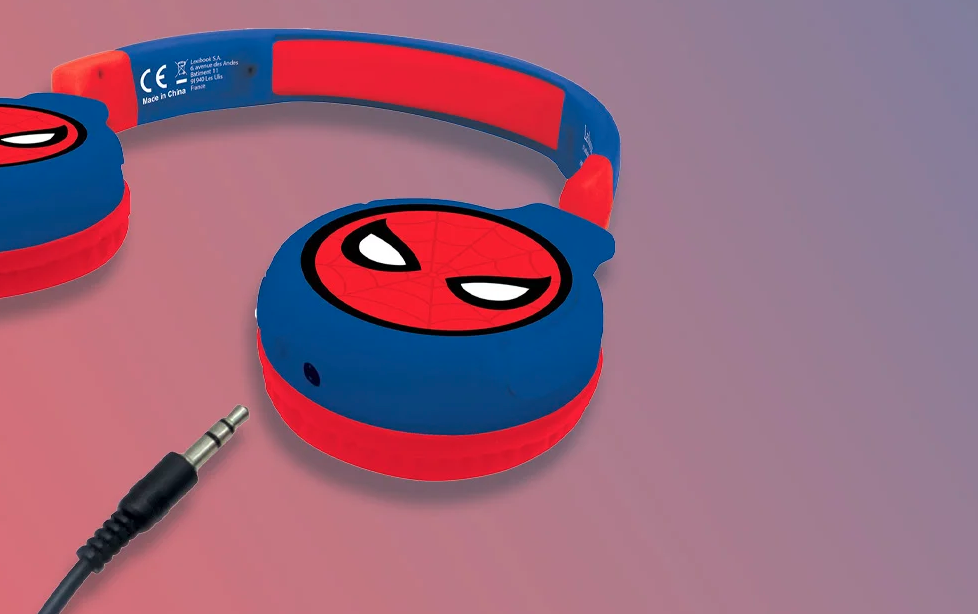 Складные детские наушники 2 в 1 SpiderMan Lexibook | Foldable headphones