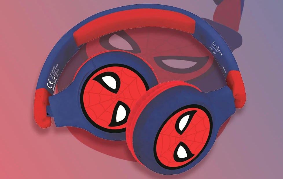 Складные детские наушники 2 в 1 SpiderMan Lexibook | Foldable headphones