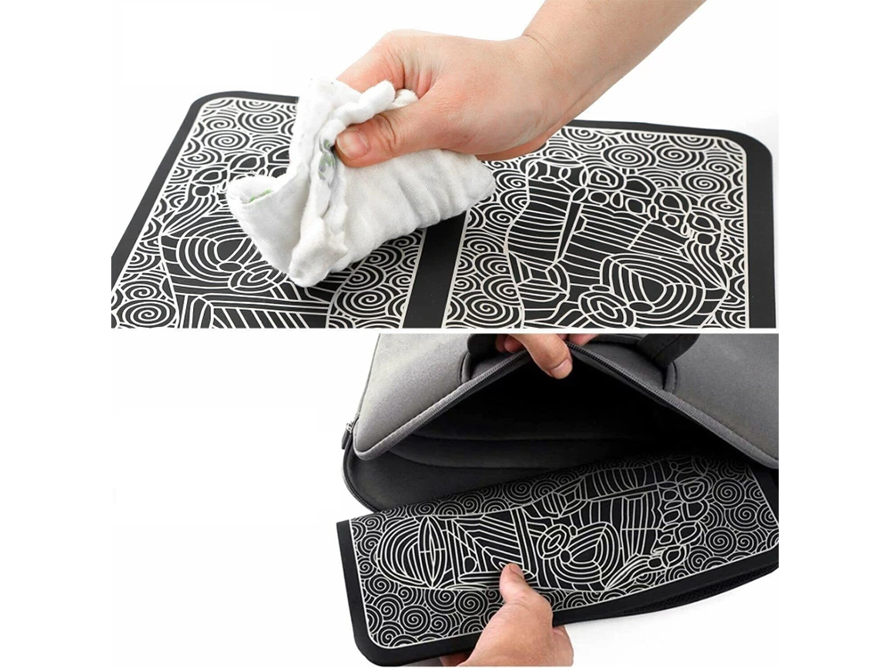 EMS Foot Massager Electric Massage Mat Pad For Acupuncture Points, Activate Veins, Relieve Fatigue