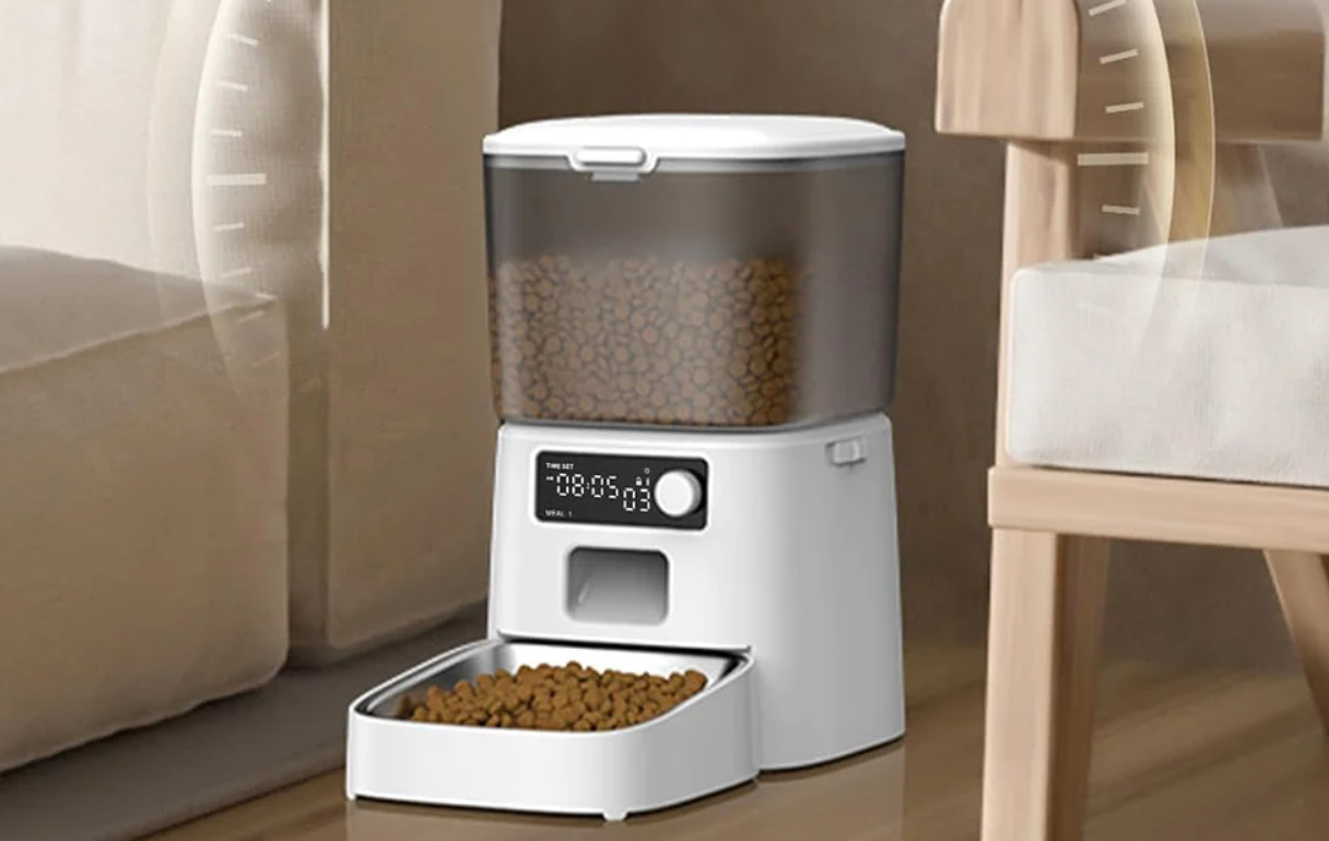 Oneisall PFD001 Pro Smart Automatic Pet Feeder, White