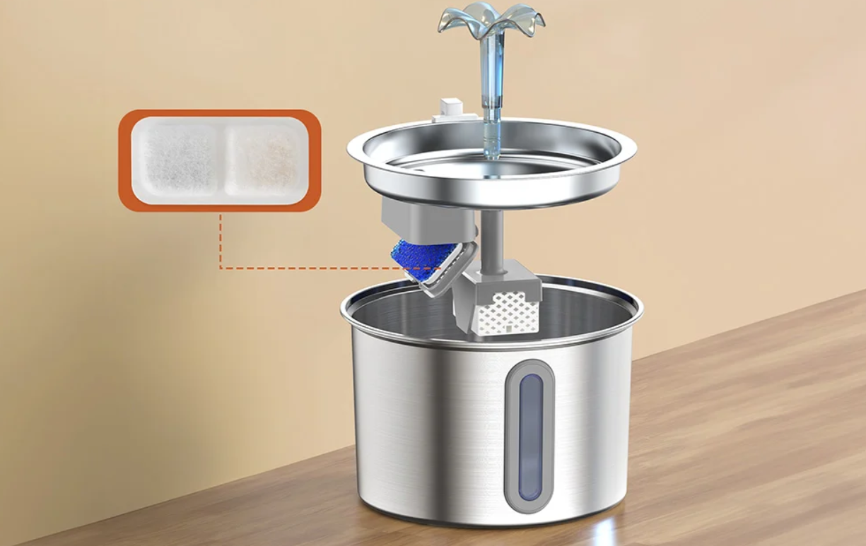 Dzeramā Ūdens FiltrI Suņu un Kaķu Dzeramtraukam Bļodai Oneisall (8 gab.) | Replacement filters