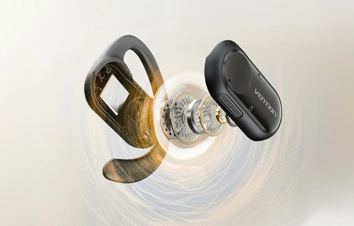 Vention OpenBeat O11 Wireless Sports Headphones, Black