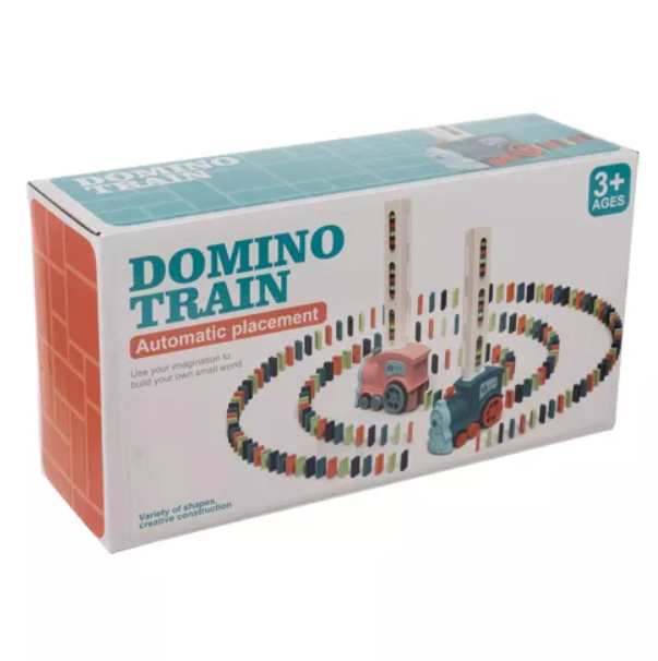 Domino vilciens ar 60 kauliņiem | Domino train