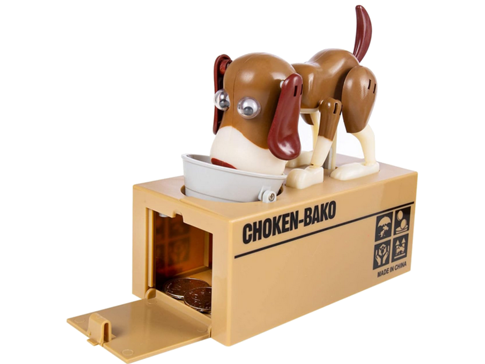 Interactive Coin-Eating Dog Money Box
