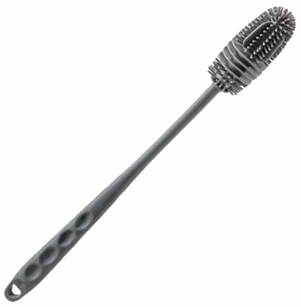 Silicone Brush For Washing Bottles 31сm, Gray