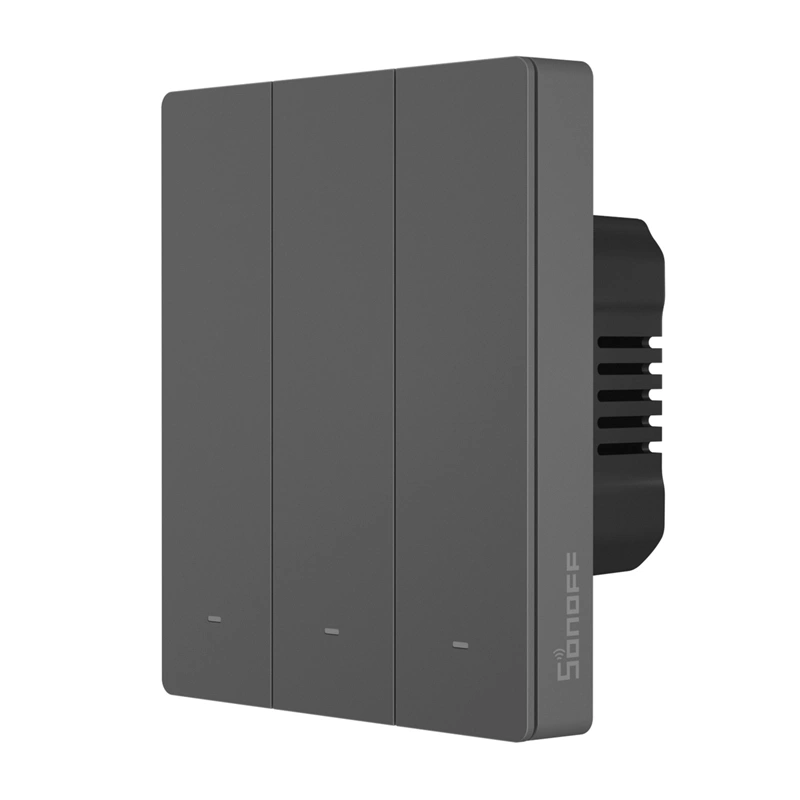 Sonoff M5-3C-80 Smart Wall Switch 3-Gang Wi-Fi Mechanical Buttons
