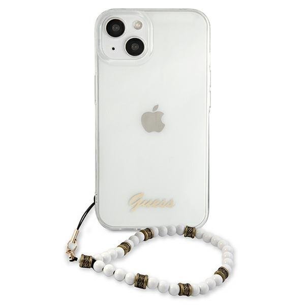 Guess Transparent Hardcase White Pearl (1)