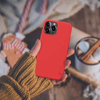 Nillkin Super Frosted Shield Pro Case for iPhone 13 Pro Max, Red