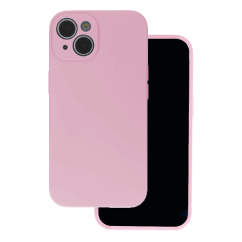 Apple iPhone 13 6.1'' Matt Silicone Color Case Cover, Pink