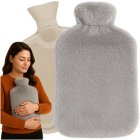 Ruhhy Rubber Hot Water Bottle with Plush Cover 3.5L 26384